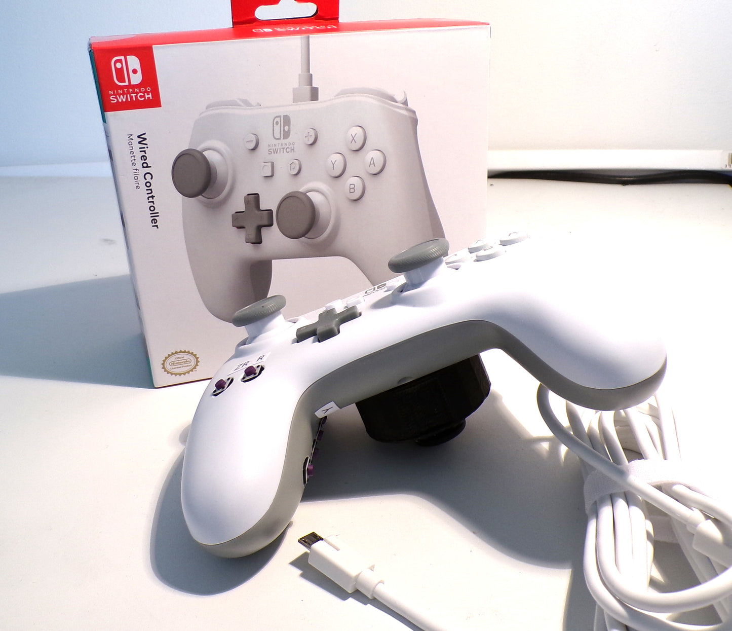 Manette Nintendo Switch adaptée main gauche