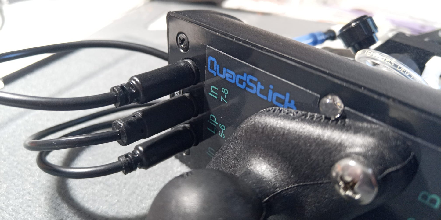 Bouton à lèvre pour Quadstick