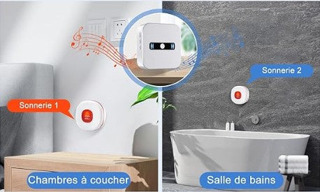 Alarm bell with switch