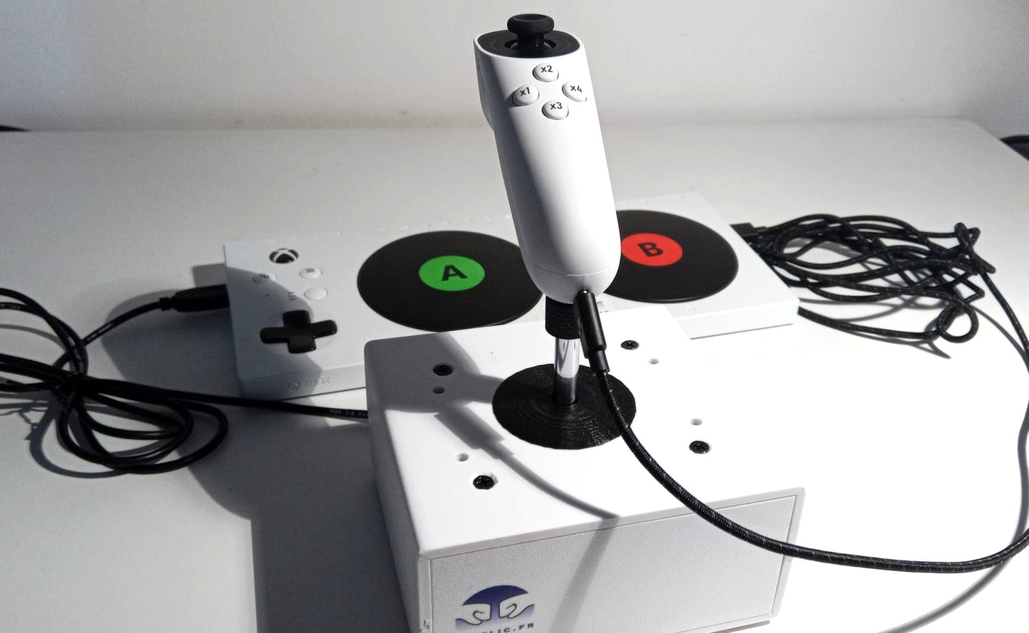 Support and joystick for Xbox Adaptive Joystick
