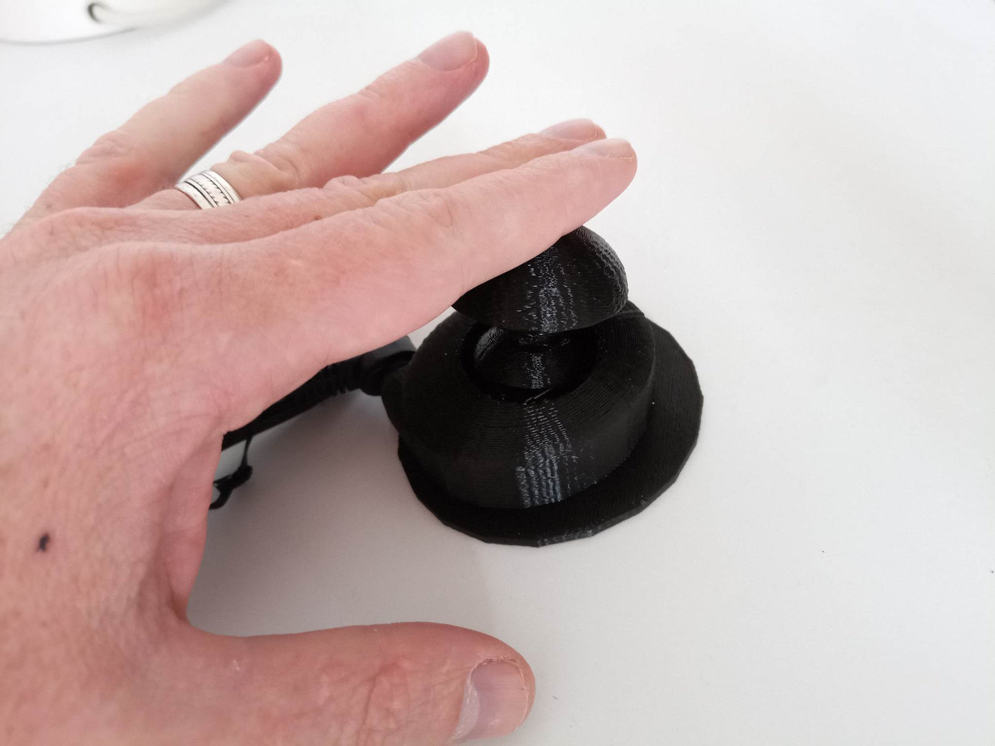 Large mushroom analog joystick - jack socket