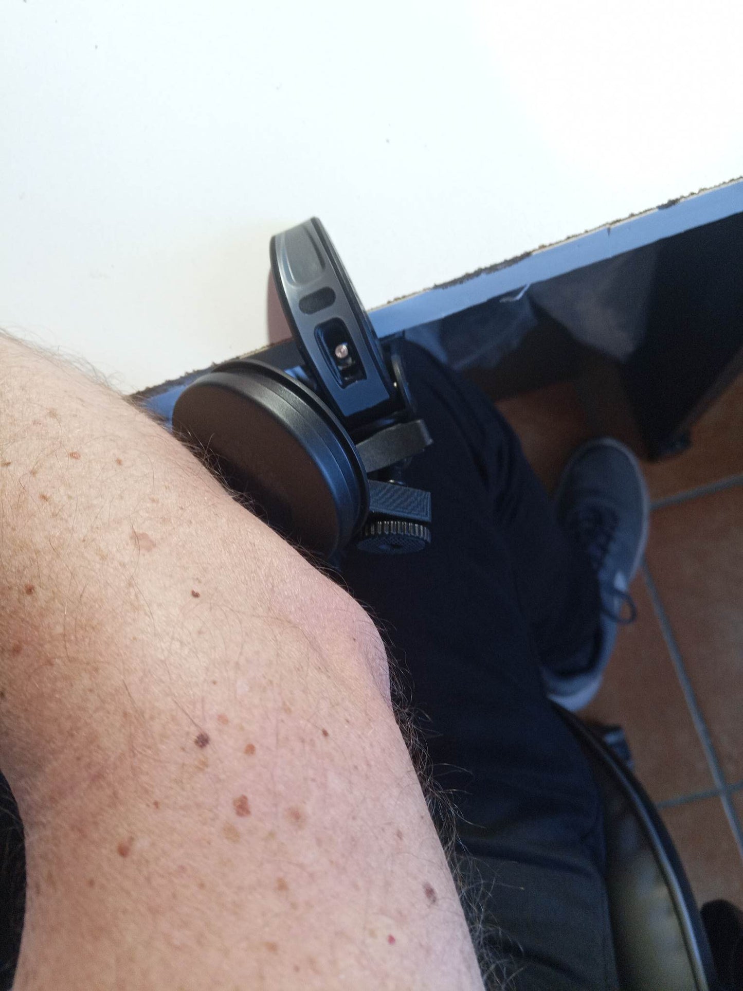 Fixing clamp for Logitech switch