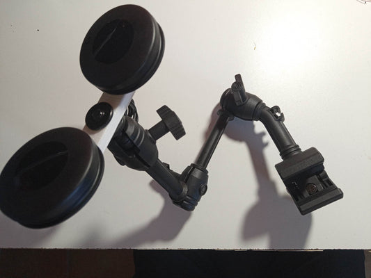 Double mounting arm for Logitech switch