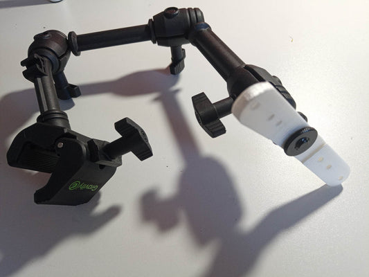 Double mounting arm for Logitech switch