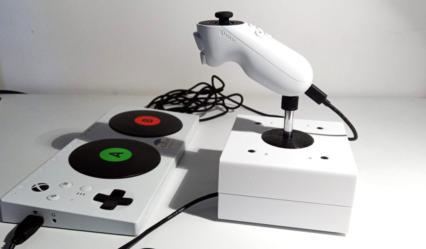Support and joystick for Xbox Adaptive Joystick