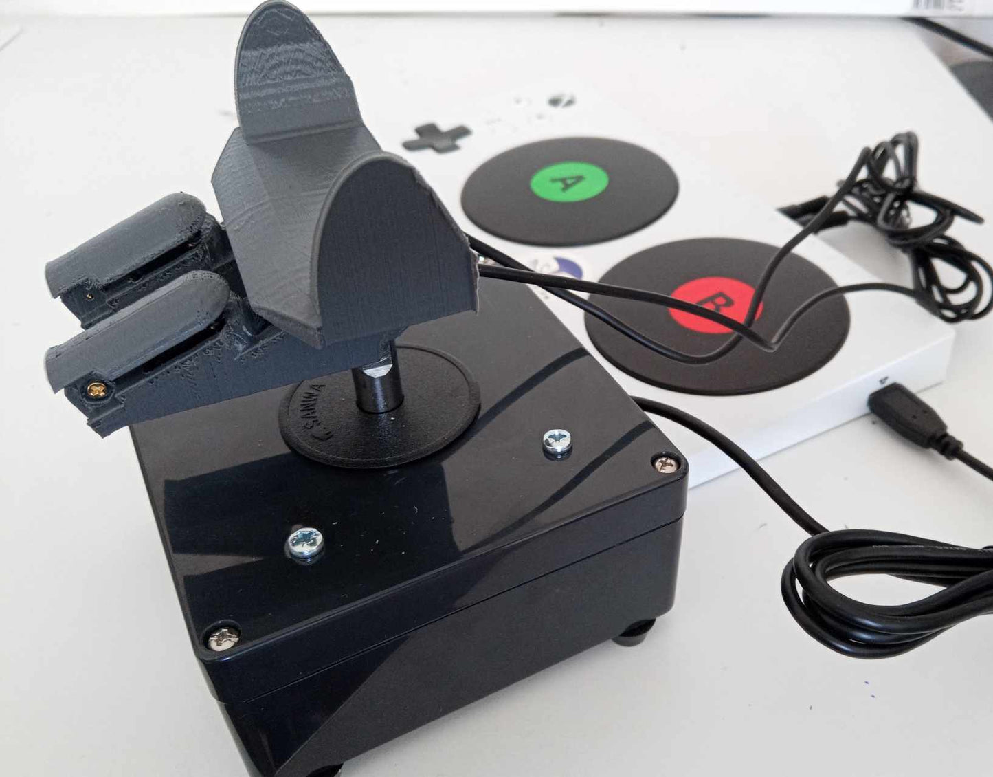 Joystick analogique 360 USB - poignée en U + double clic FPS