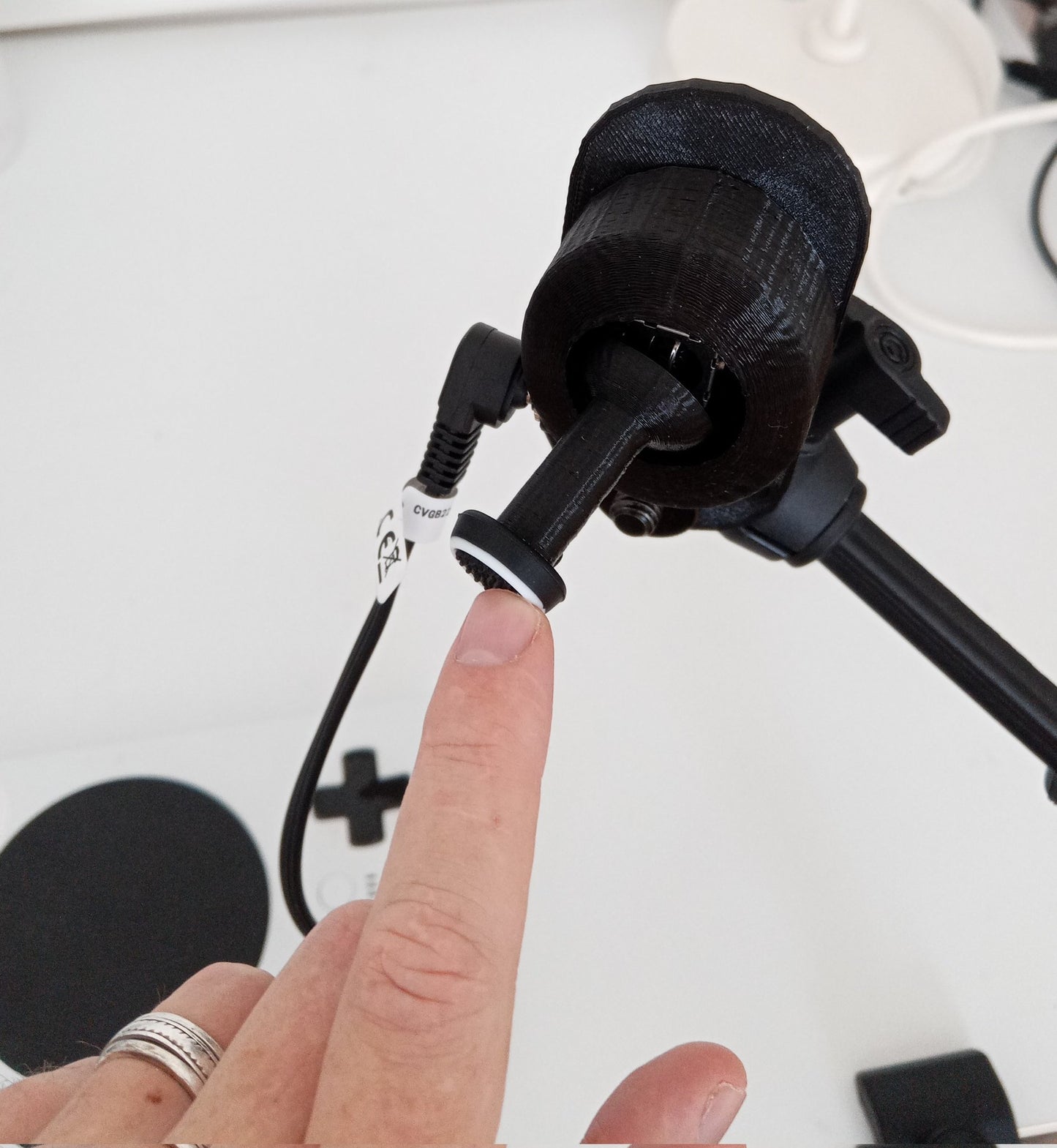 Joystick analogique tige - avec bras de fixation 40 cm
