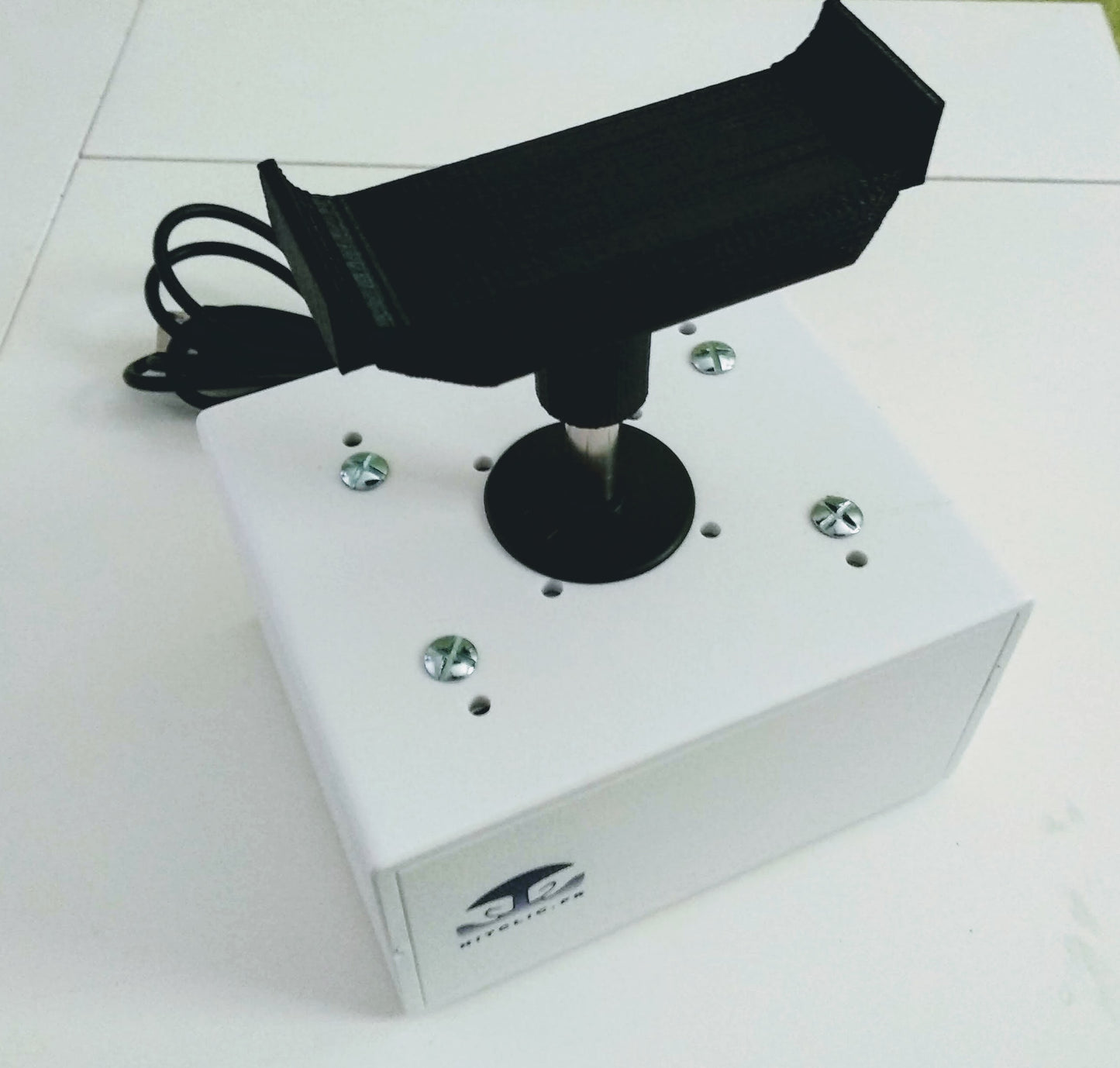 Arcade joystick with ball