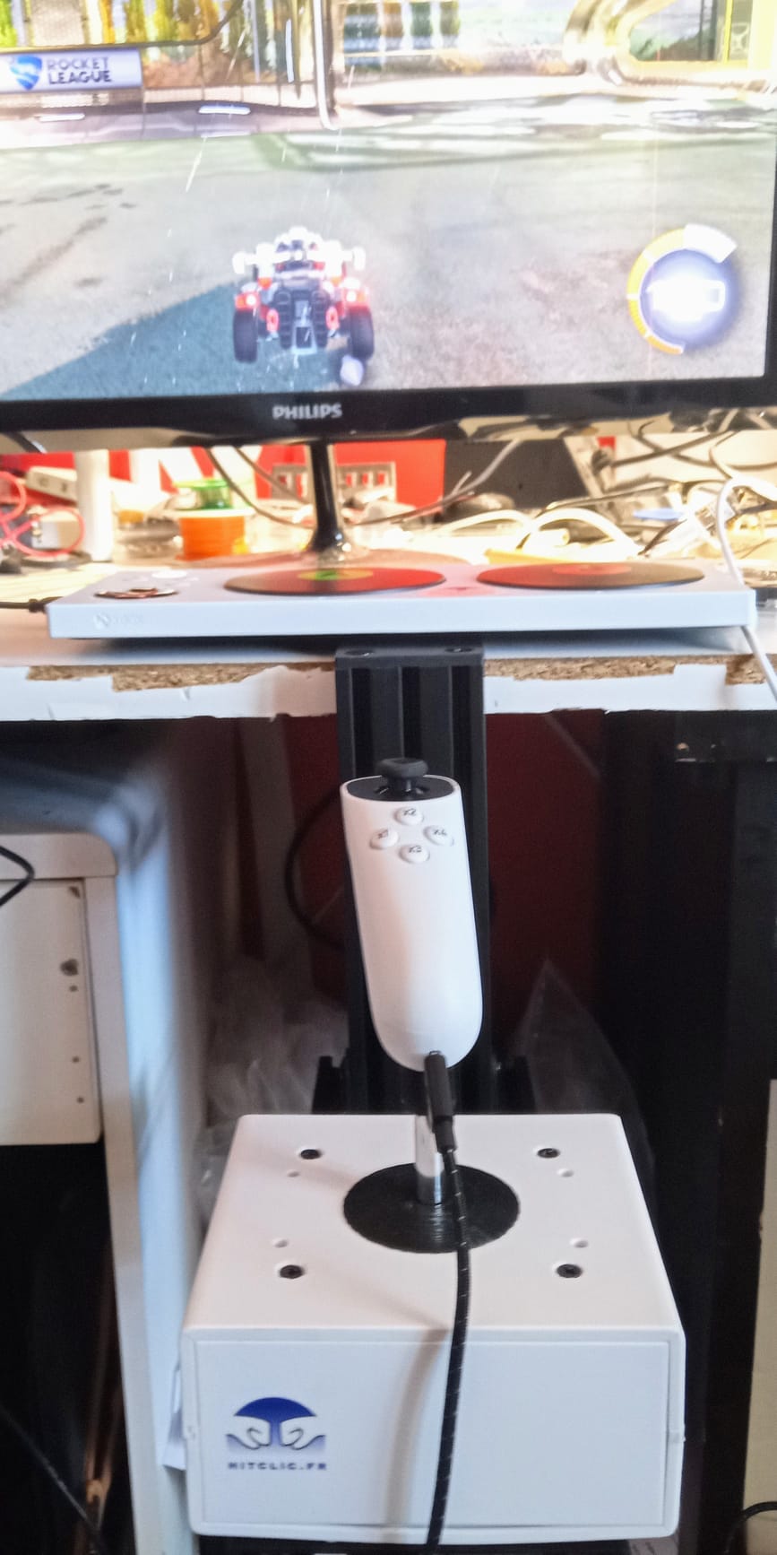 Support and joystick for Xbox Adaptive Joystick
