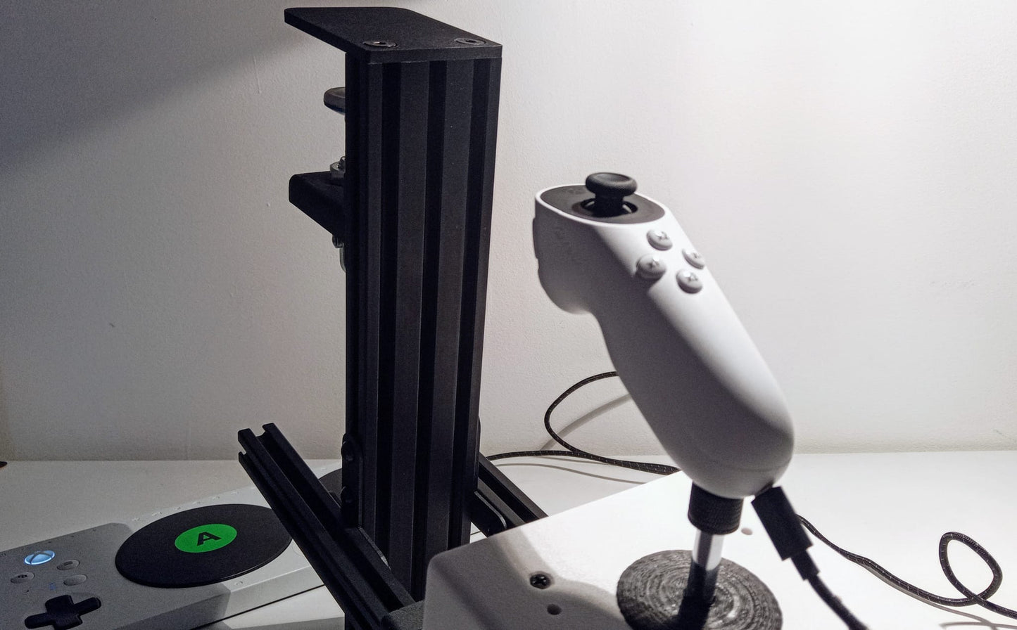 Support and joystick for Xbox Adaptive Joystick