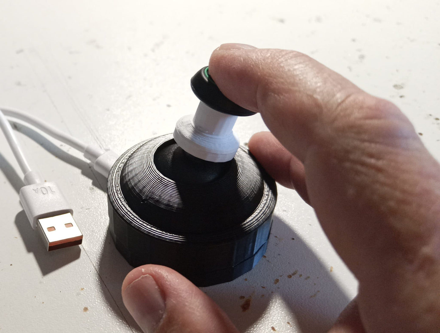 Mushroom analog joystick - jack socket