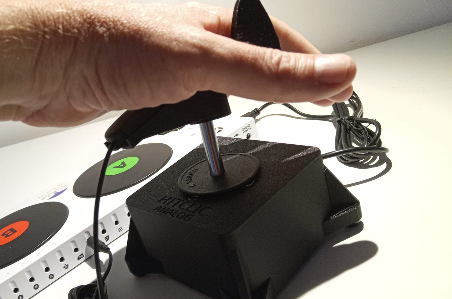 Joystick analogique 360 USB - poignée en U + option FPS