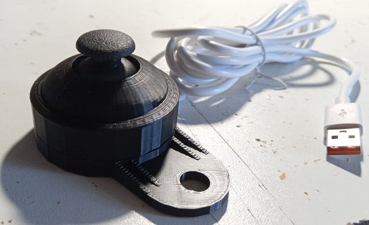 Analog joystick for mouth - with fixing arm 53 cm