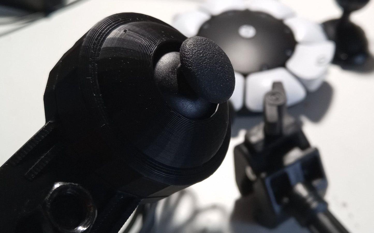 Analog joystick for mouth - with fixing arm 40 cm