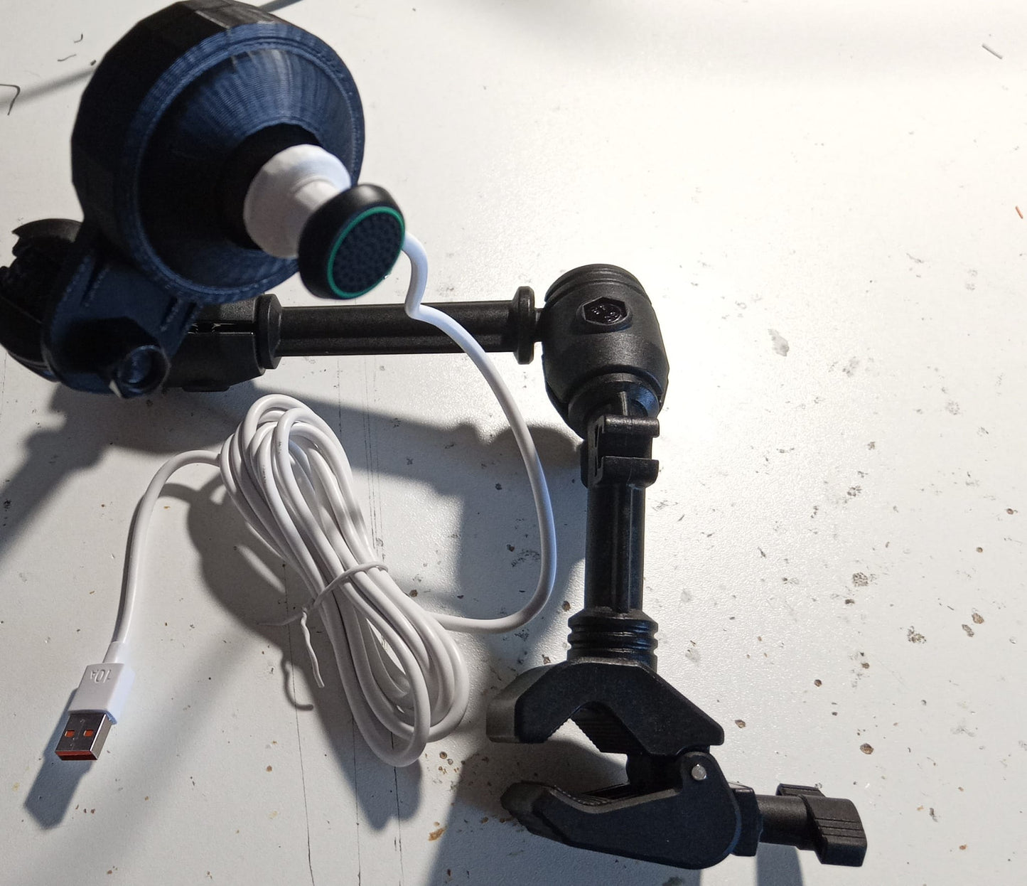 Analog joystick for mouth - with fixing arm 40 cm