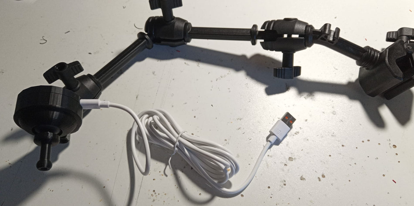 Analog joystick for mouth - with fixing arm 40 cm