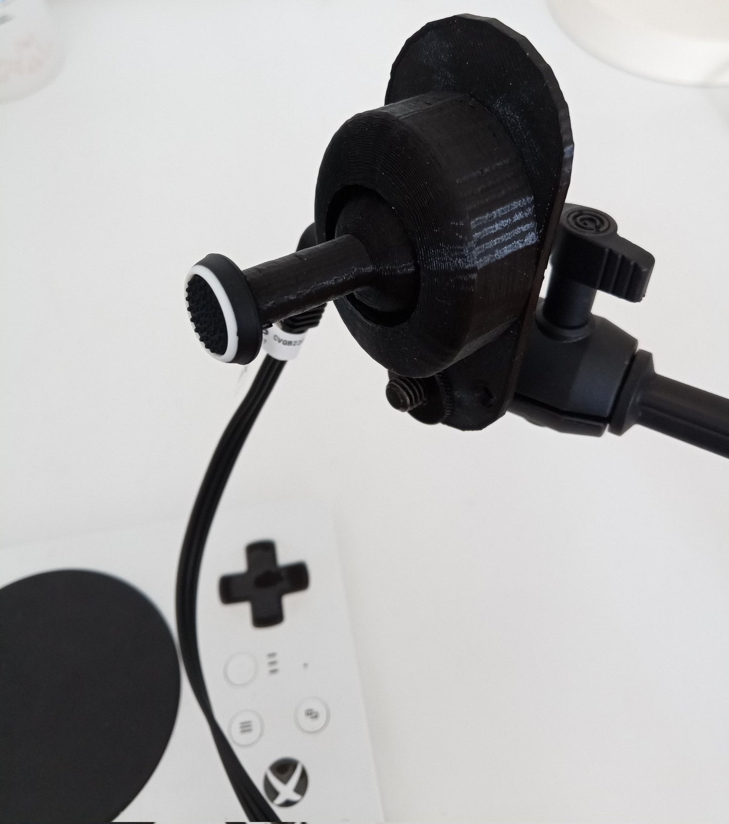 Analogue joystick for mouth - jack socket - with fixing arm 40 cm