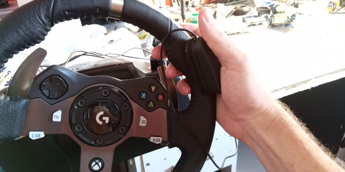 Mini manual pedals for Simracing steering wheel