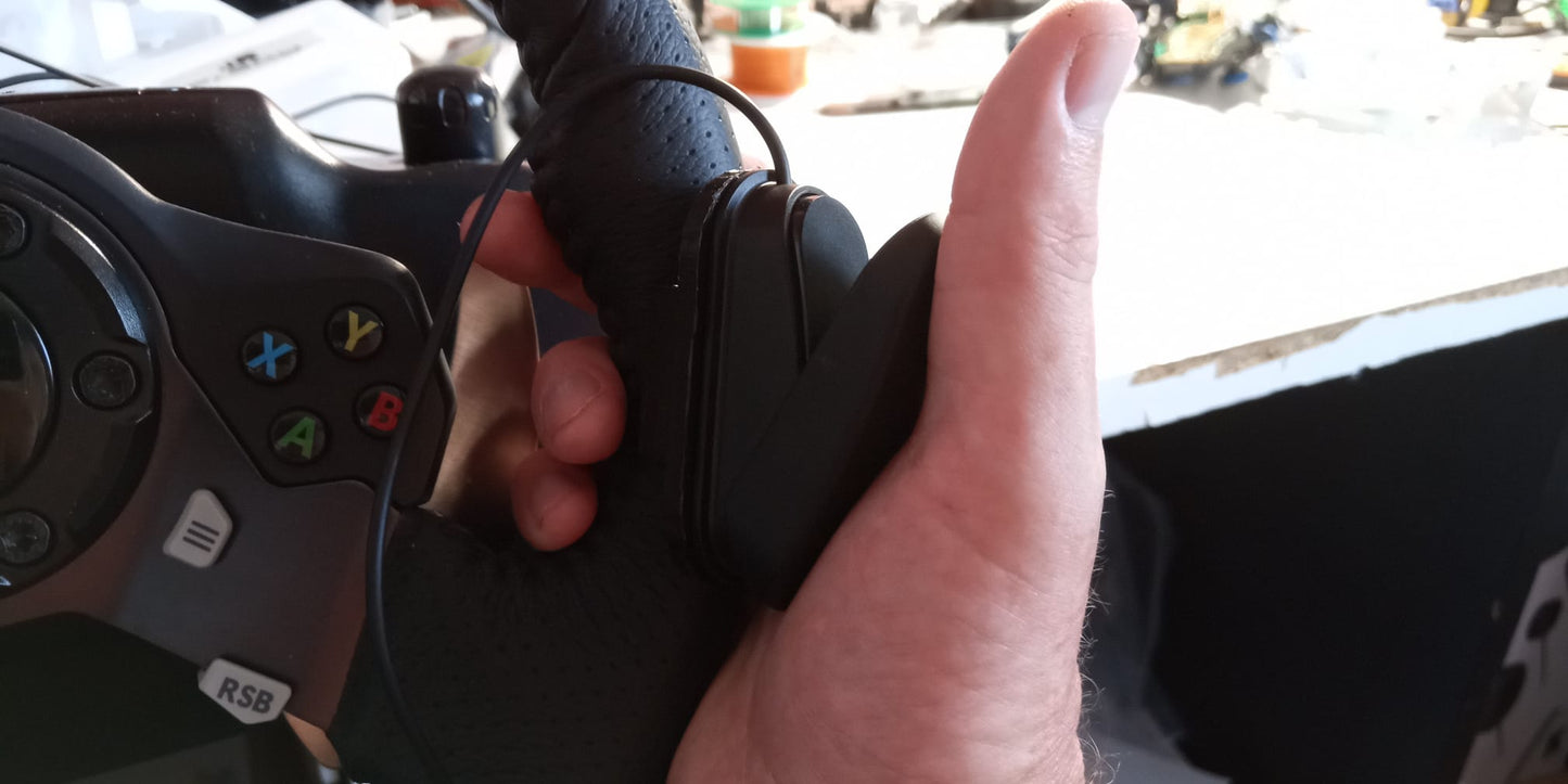 Mini manual pedals for Simracing steering wheel