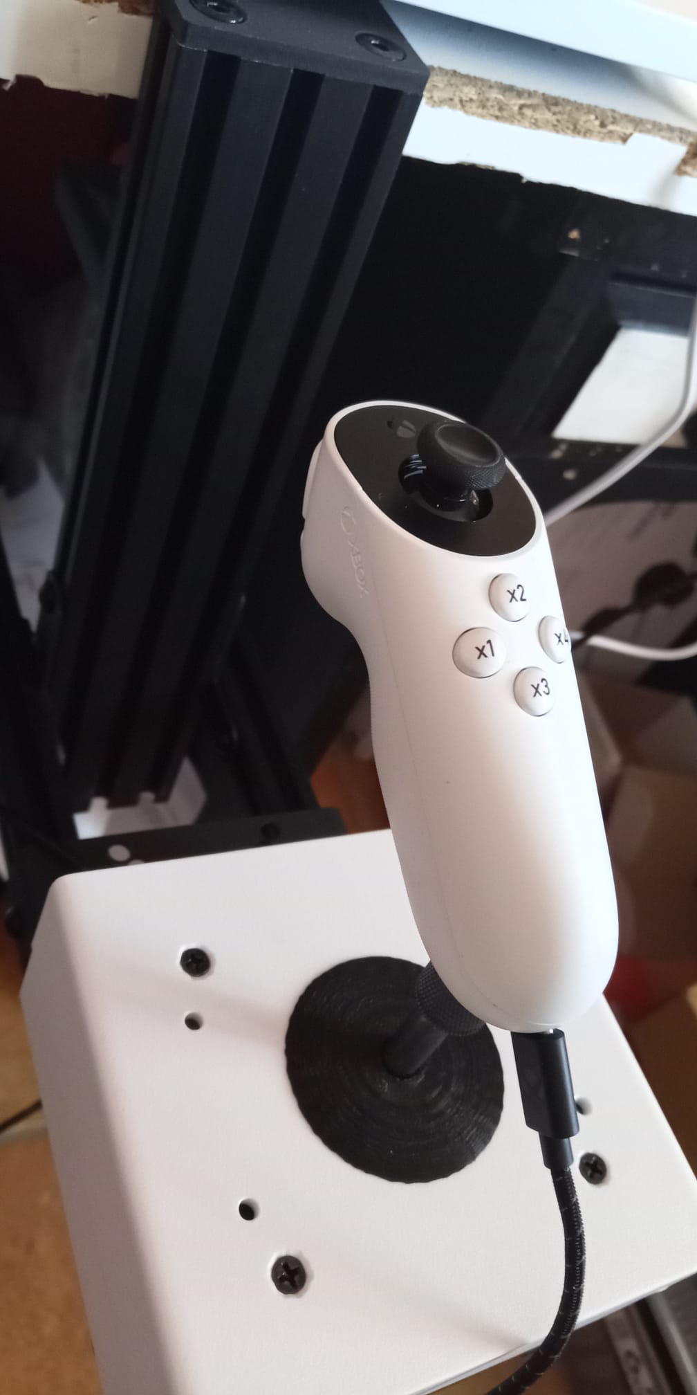 Support and joystick for Xbox Adaptive Joystick