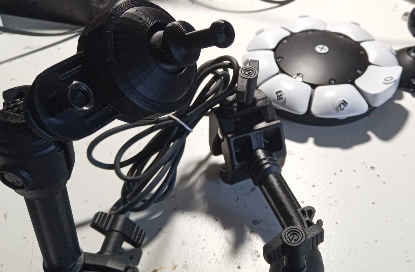 Analog joystick for mouth - with fixing arm 40 cm