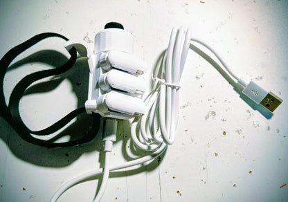 Mini USB mouse in hand