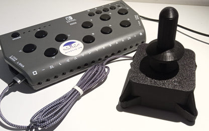 Arcade joystick with ball
