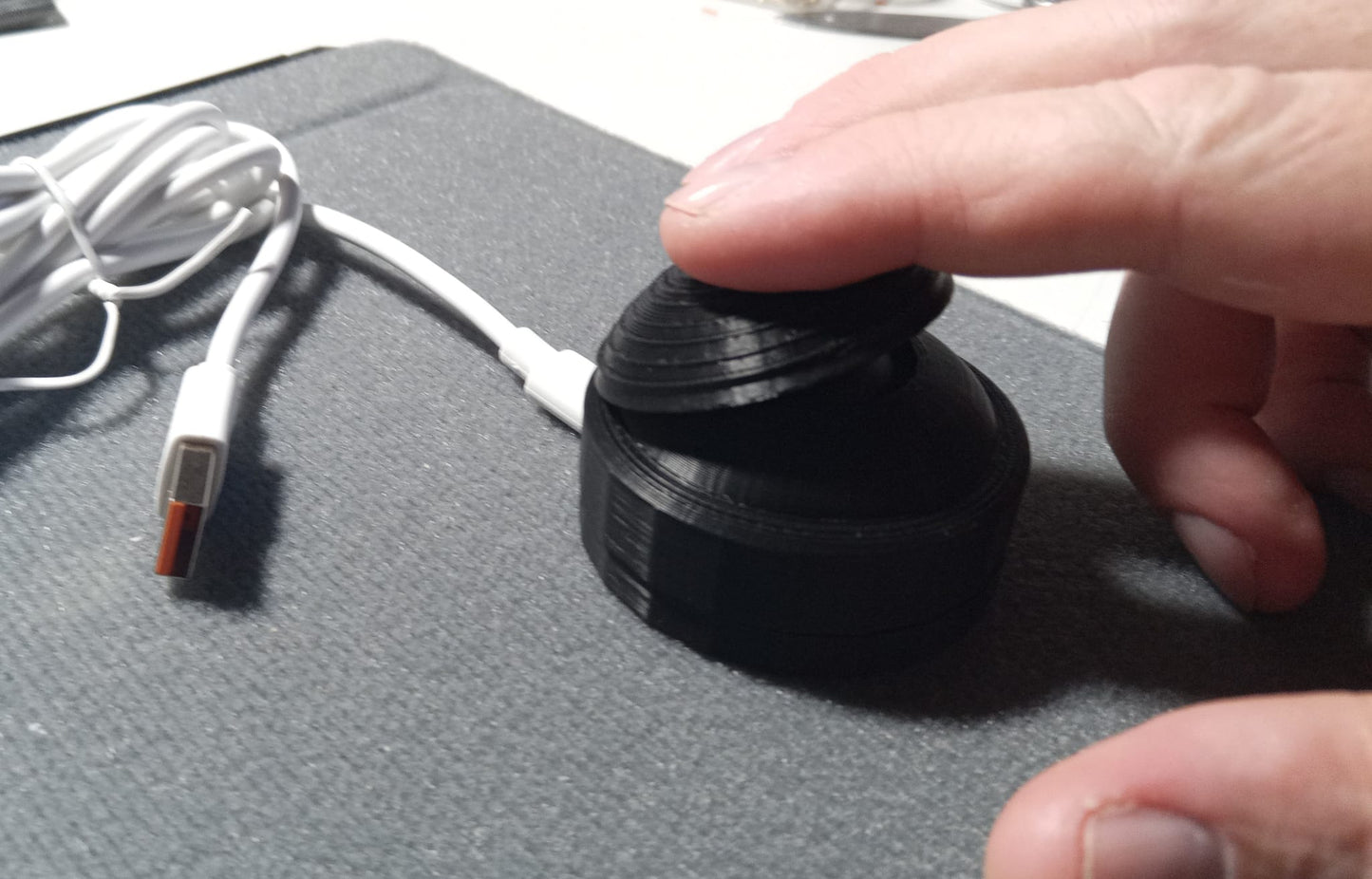 Mushroom analog joystick - jack socket